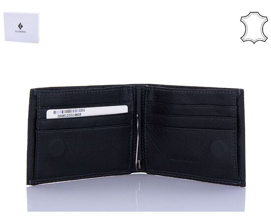 Гаманець чоловічий 555-18 black р.11*9.5*2 "Glamorta" недорого оптом від прямого постачальника, зображення 2