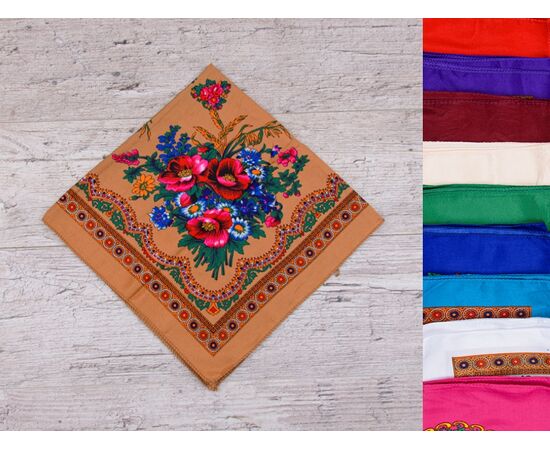 Платок женский AX01-5 mix р.70*70 "Shawls" недорого оптом от прямого поставщика Фотография Платок женский AX01-5 mix р.70*70 "Shawls" недорого оптом от прямого поставщика