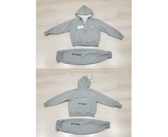 Костюм дитячий спортивний на дівчинку 3339 grey р.130-170 "Gold Kids" недорого оптом від прямого постачальника, зображення 2 Костюм дитячий спортивний на дівчинку 3339 grey р.130-170 "Gold Kids" недорого оптом від прямого постачальника, зображення 2