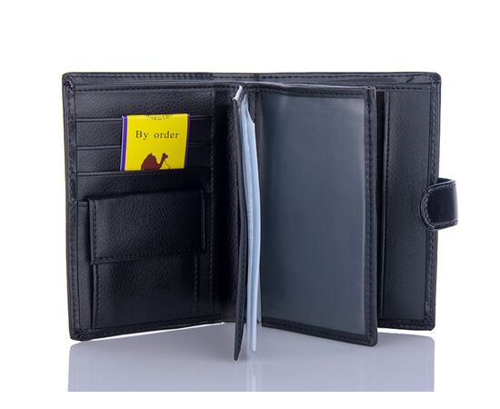 Фотография Кошелёк мужской N302B black р.14*10*2 "Trendshop" недорого оптом от прямого поставщика, изображение 2