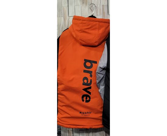 Куртка детская демисезонная на мальчика 008 orange р.140-170 "Bravo" недорого оптом от прямого поставщика, изображение 2 Фотография Куртка детская демисезонная на мальчика 008 orange р.140-170 "Bravo" недорого оптом от прямого поставщика, изображение 2