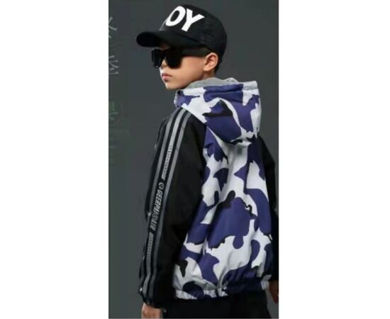 Куртка детская демисезонная на мальчика 5525 blue р.140-170 "Bravo" недорого оптом от прямого поставщика, изображение 2 Фотография Куртка детская демисезонная на мальчика 5525 blue р.140-170 "Bravo" недорого оптом от прямого поставщика, изображение 2