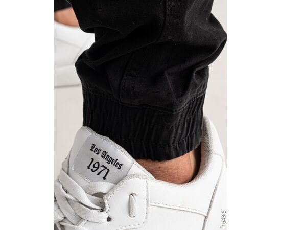 Джоґери чоловічі 1643-5 black р.29-38 "Seven Group" недорого оптом від прямого постачальника, зображення 2 Джоґери чоловічі 1643-5 black р.29-38 "Seven Group" недорого оптом від прямого постачальника, зображення 2