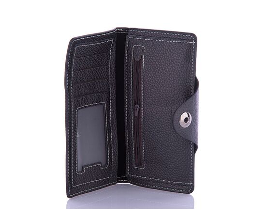 Фотография Кошелёк мужской V2 black р.9*17*1 "Trendshop" недорого оптом от прямого поставщика, изображение 2