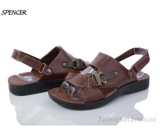 Сандалии мужские летние Лето 750 brown (6 пар р.41-45) "Spencer" недорого оптом от прямого поставщика Фотография Сандалии мужские летние Лето 750 brown (6 пар р.41-45) "Spencer" недорого оптом от прямого поставщика