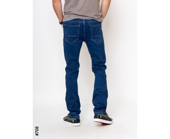 Джинси чоловічі 708 navy р.32-38 "Seven Group" недорого оптом від прямого постачальника, зображення 2