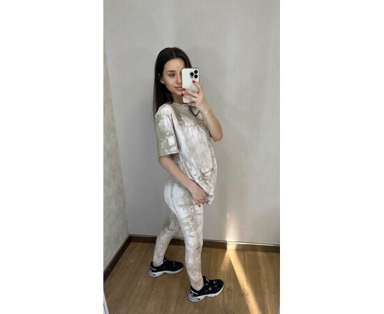 Костюм жіночий 074 grey р.42-46 "VALENTINA" недорого оптом від прямого постачальника, зображення 2