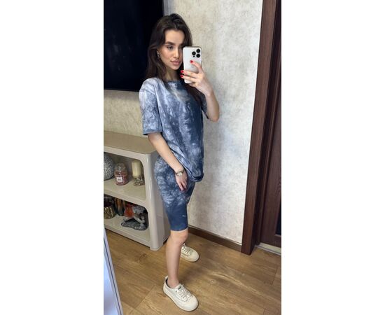 Костюм жіночий V52 blue р.42-56 "VALENTINA" недорого оптом від прямого постачальника, зображення 2