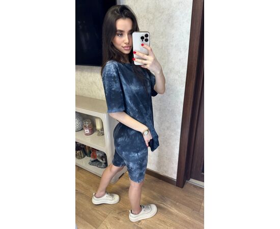 Костюм жіночий V52 navy р.42-56 "VALENTINA" недорого оптом від прямого постачальника, зображення 2