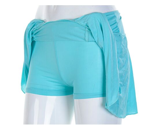 Юбка-шорты женская PU6963 бірюза (06695) р.M-2XL "Obuv OK2" недорого оптом от прямого поставщика, изображение 2 Фотография Юбка-шорты женская PU6963 бірюза (06695) р.M-2XL "Obuv OK2" недорого оптом от прямого поставщика, изображение 2