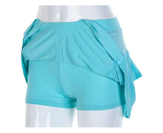 Юбка-шорты женская PU6963 вузька резинка бірюза (06687) р.M-2XL "Obuv OK2" недорого оптом от прямого поставщика, изображение 2 Фотография Юбка-шорты женская PU6963 вузька резинка бірюза (06687) р.M-2XL "Obuv OK2" недорого оптом от прямого поставщика, изображение 2