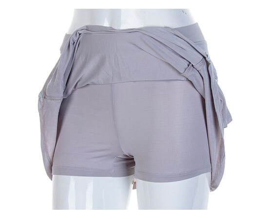 Юбка-шорты женская PU6963 вузька резинка сірий (06714) р.M-2XL "Obuv OK2" недорого оптом от прямого поставщика, изображение 2 Фотография Юбка-шорты женская PU6963 вузька резинка сірий (06714) р.M-2XL "Obuv OK2" недорого оптом от прямого поставщика, изображение 2