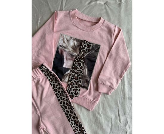 Фотография Костюм детский спортивный на девочку 321 pink р.2-5 "BURATINO" недорого оптом от прямого поставщика, изображение 2