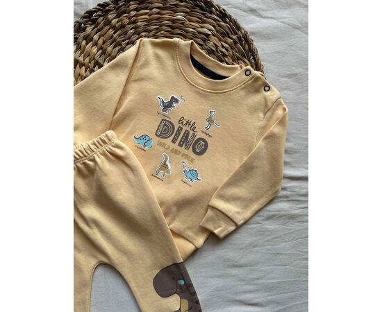 Костюм дитячий на хлопчика 331 yellow р.0.6-1 "BURATINO" недорого оптом від прямого постачальника, зображення 2