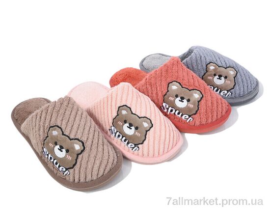 Тапки женские для дома Весна/осень TX78 mix (24 пар р.36-41) "Hongquan" недорого оптом от прямого поставщика Фотография Тапки женские для дома Весна/осень TX78 mix (24 пар р.36-41) "Hongquan" недорого оптом от прямого поставщика