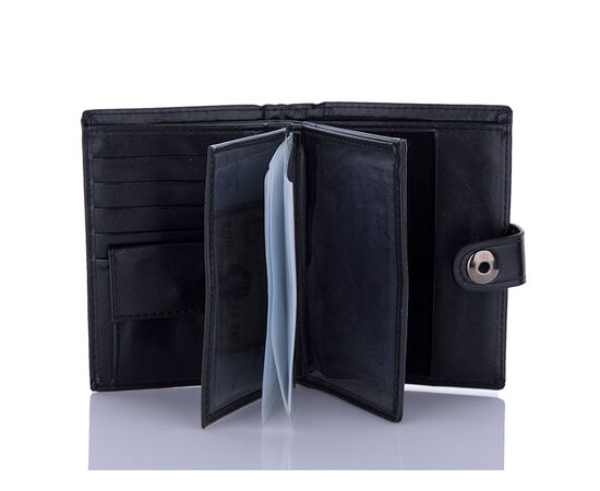 Гаманець чоловічий 302B-3 black р.9.5*14*1.5 "Trendshop" недорого оптом від прямого постачальника, зображення 2