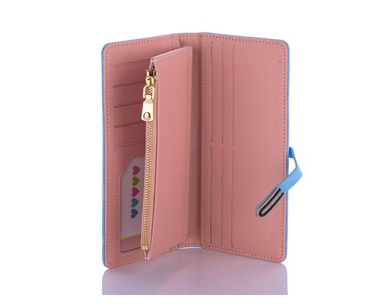 Кошелёк женский 7171 l.blue р.19*9*2 "Trendshop" недорого оптом от прямого поставщика, изображение 2 Фотография Кошелёк женский 7171 l.blue р.19*9*2 "Trendshop" недорого оптом от прямого поставщика, изображение 2