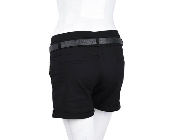 Шорты женские 2458 black (08999) р.25-30 "Obuv OK2" недорого оптом от прямого поставщика, изображение 2 Фотография Шорты женские 2458 black (08999) р.25-30 "Obuv OK2" недорого оптом от прямого поставщика, изображение 2