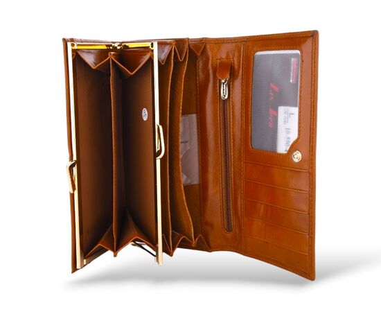 Кошелёк женский 10-590-4 brown р.20*10*3 "Trendshop" недорого оптом от прямого поставщика, изображение 2 Фотография Кошелёк женский 10-590-4 brown р.20*10*3 "Trendshop" недорого оптом от прямого поставщика, изображение 2