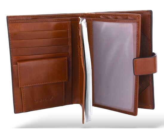 Кошелёк мужской 12-701C brown р.13*11*2 "Trendshop" недорого оптом от прямого поставщика, изображение 2 Фотография Кошелёк мужской 12-701C brown р.13*11*2 "Trendshop" недорого оптом от прямого поставщика, изображение 2