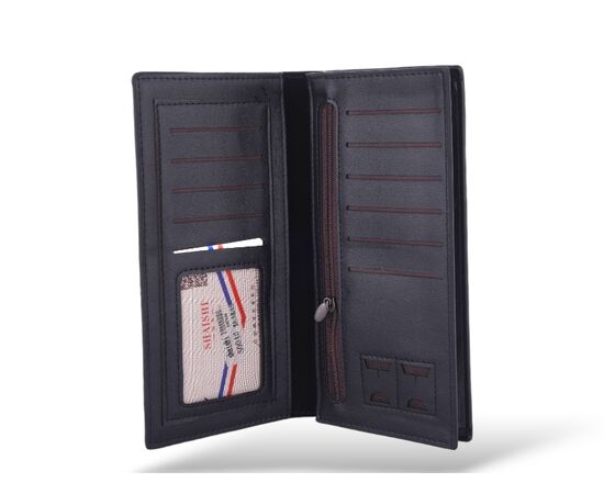 Гаманець чоловічий S004 black р.18*9*2 "Trendshop" недорого оптом від прямого постачальника, зображення 2 Гаманець чоловічий S004 black р.18*9*2 "Trendshop" недорого оптом від прямого постачальника, зображення 2