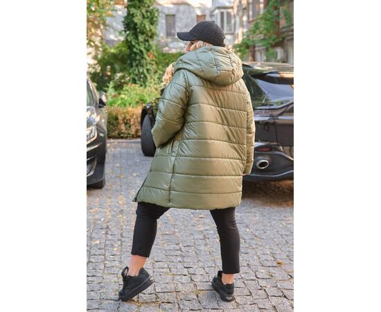 Куртка женская зимняя 024 green р.48-58 "Bulavka" недорого оптом от прямого поставщика, изображение 2 Фотография Куртка женская зимняя 024 green р.48-58 "Bulavka" недорого оптом от прямого поставщика, изображение 2