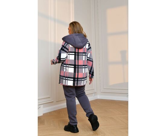 Костюм спортивний жіночий 4015 grey р.52-58 "Iren Veles" недорого оптом від прямого постачальника, зображення 2