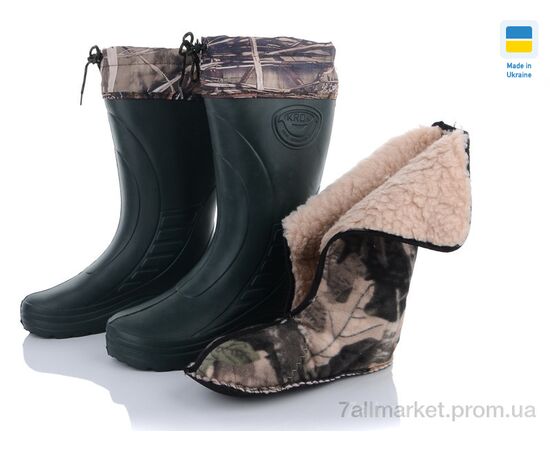 Чоботи з піни чоловічі Зима Крок Укр сапог с чулком Б09 зелен (6 пар р.41-46) "Vladimir" недорого оптом від прямого постачальника Чоботи з піни чоловічі Зима Крок Укр сапог с чулком Б09 зелен (6 пар р.41-46) "Vladimir" недорого оптом від прямого постачальника