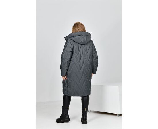 Куртка жіноча зимова 4073 grey р.54-60 "Iren Veles" недорого оптом від прямого постачальника, зображення 2