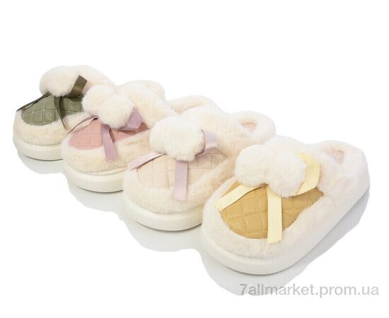 Тапки жіночі для будинку Зима K009 mix (24 пар р.38-43) "YZY" недорого оптом від прямого постачальника Тапки жіночі для будинку Зима K009 mix (24 пар р.38-43) "YZY" недорого оптом від прямого постачальника