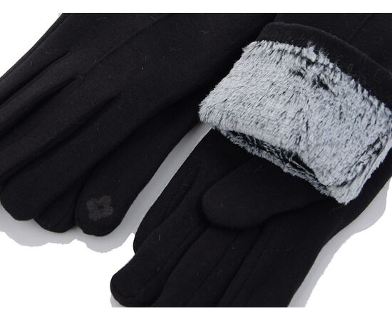 Перчатки утеплённые женские 1-33 black р.6.5-8.5 "Serj" недорого оптом от прямого поставщика, изображение 2 Фотография Перчатки утеплённые женские 1-33 black р.6.5-8.5 "Serj" недорого оптом от прямого поставщика, изображение 2