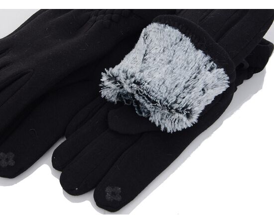 Перчатки утеплённые женские 1-34 black р.6.5-8.5 "Serj" недорого оптом от прямого поставщика, изображение 2 Фотография Перчатки утеплённые женские 1-34 black р.6.5-8.5 "Serj" недорого оптом от прямого поставщика, изображение 2