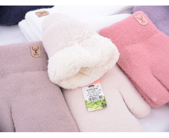 Варежки для женщин 6359 mix р.XL "Serj" недорого оптом от прямого поставщика, изображение 2 Фотография Варежки для женщин 6359 mix р.XL "Serj" недорого оптом от прямого поставщика, изображение 2