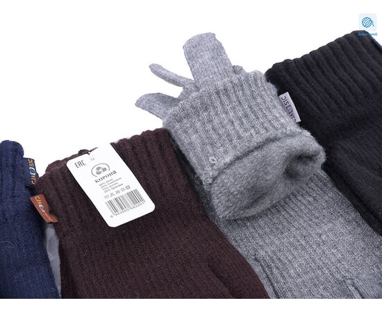 Чоловічі рукавиці 8221 mix р.2XL "Serj" недорого оптом від прямого постачальника, зображення 2 Чоловічі рукавиці 8221 mix р.2XL "Serj" недорого оптом від прямого постачальника, зображення 2