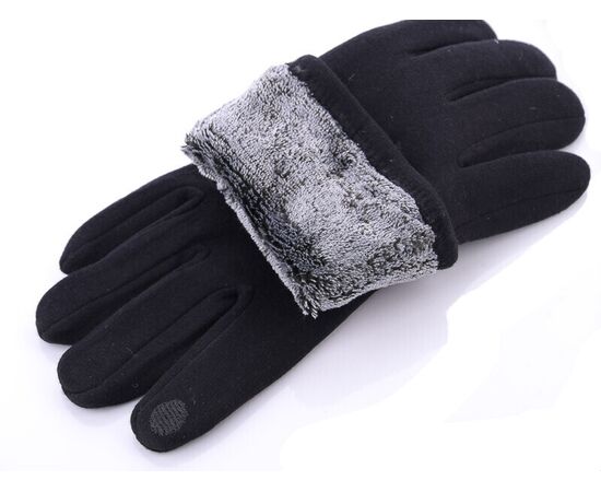 Чоловічі рукавиці C03 black р.8.5-12 "Serj" недорого оптом від прямого постачальника, зображення 2