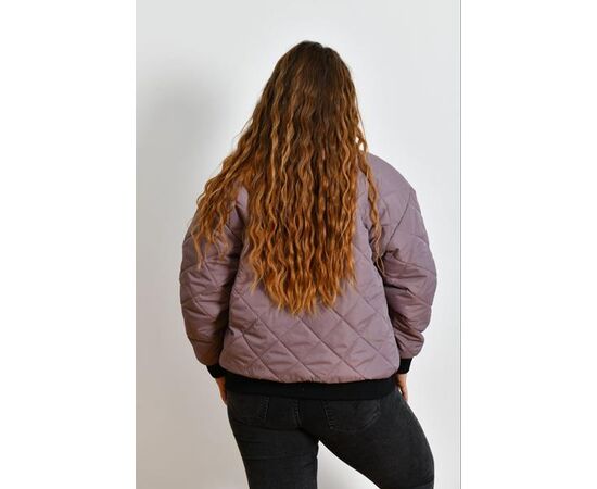 Куртка женская демисезонная 4025 grey р.48-54 "Iren Veles" недорого оптом от прямого поставщика, изображение 2 Фотография Куртка женская демисезонная 4025 grey р.48-54 "Iren Veles" недорого оптом от прямого поставщика, изображение 2