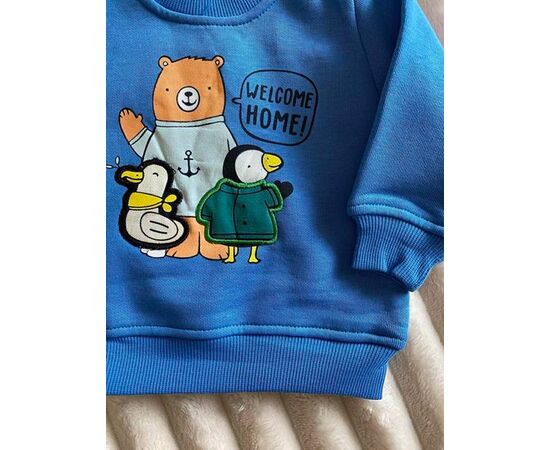 Фотография Костюм детский спортивный на мальчика 421 blue р.0.6-2 "BURATINO" недорого оптом от прямого поставщика, изображение 2