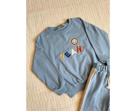 Фотография Костюм детский спортивный на мальчика 456 l.blue р.3-6 "BURATINO" недорого оптом от прямого поставщика, изображение 2