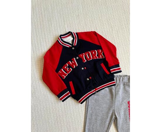 Фотография Костюм детский спортивный на мальчика 467 red р.0.9-1.6 "BURATINO" недорого оптом от прямого поставщика, изображение 2