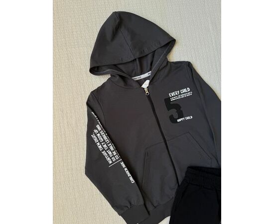 Костюм детский спортивный на мальчика 475 grey р.6-9 "BURATINO" недорого оптом от прямого поставщика, изображение 2 Фотография Костюм детский спортивный на мальчика 475 grey р.6-9 "BURATINO" недорого оптом от прямого поставщика, изображение 2