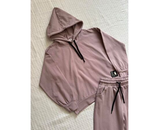 Фотография Костюм детский спортивный на девочку 482 grey р.5-8 "BURATINO" недорого оптом от прямого поставщика, изображение 2