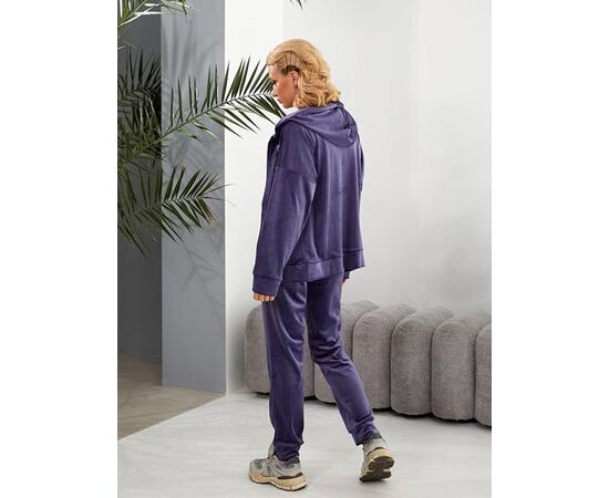 Фотография Костюм спортивный женский тёплый 4119 purple р.46-52 "ZLATA" недорого оптом от прямого поставщика, изображение 2