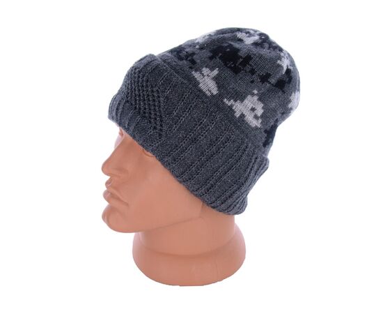 Балаклава чоловіча BB05-1 grey р.56-60 "Viola" недорого оптом від прямого постачальника, зображення 2 Балаклава чоловіча BB05-1 grey р.56-60 "Viola" недорого оптом від прямого постачальника, зображення 2