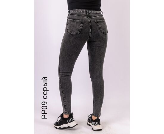 Джинси жіночі PP09 grey р.26-32 "Seven Group" недорого оптом від прямого постачальника, зображення 2 Джинси жіночі PP09 grey р.26-32 "Seven Group" недорого оптом від прямого постачальника, зображення 2