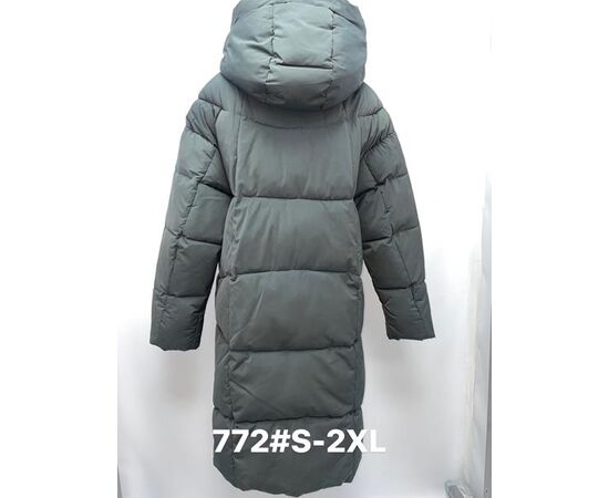 Пальто зимове жіноче 772 grey р.S-2XL "Jacket" недорого оптом від прямого постачальника, зображення 2 Пальто зимове жіноче 772 grey р.S-2XL "Jacket" недорого оптом від прямого постачальника, зображення 2