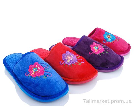 Тапки жіночі для будинку Весна/осінь K92 mix (12 пар р.36-41) "Elmob" недорого оптом від прямого постачальника Тапки жіночі для будинку Весна/осінь K92 mix (12 пар р.36-41) "Elmob" недорого оптом від прямого постачальника