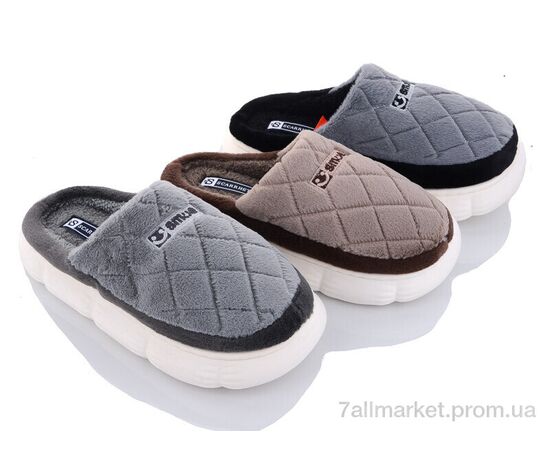 Тапки чоловічі домашні Весна/осінь LX11 mix (12 пар р.40-45) "Elmob" недорого оптом від прямого постачальника Тапки чоловічі домашні Весна/осінь LX11 mix (12 пар р.40-45) "Elmob" недорого оптом від прямого постачальника