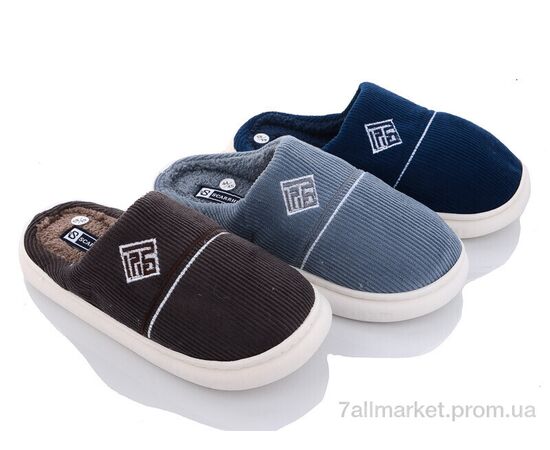 Тапки чоловічі домашні Весна/осінь LX8 mix (12 пар р.40-45) "Elmob" недорого оптом від прямого постачальника Тапки чоловічі домашні Весна/осінь LX8 mix (12 пар р.40-45) "Elmob" недорого оптом від прямого постачальника