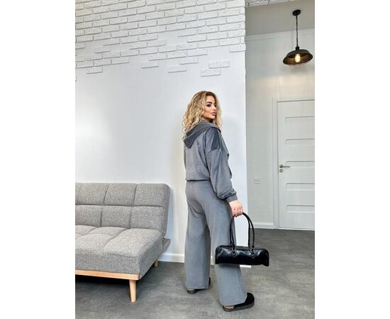 Костюм спортивний жіночий 230 grey р.48-62 "Adam&Eva" недорого оптом від прямого постачальника, зображення 2 Костюм спортивний жіночий 230 grey р.48-62 "Adam&Eva" недорого оптом від прямого постачальника, зображення 2