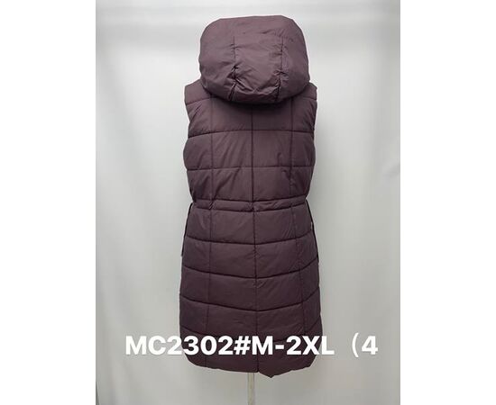 Жилетка жіноча MC2302 brown р.M-2XL "Jacket" недорого оптом від прямого постачальника, зображення 2